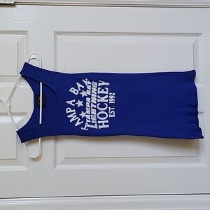GIII Sports by Carl Banks Tampa Bay Lightning Hockey Size L Blue Tank Top